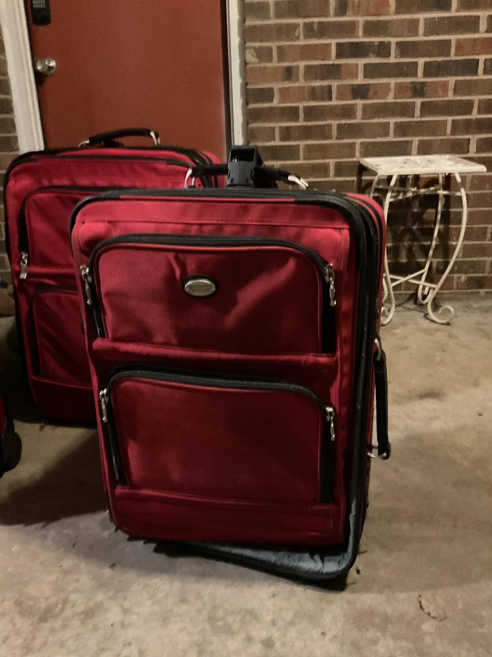 Red Carry-On Luggage - Classic Travel Bags